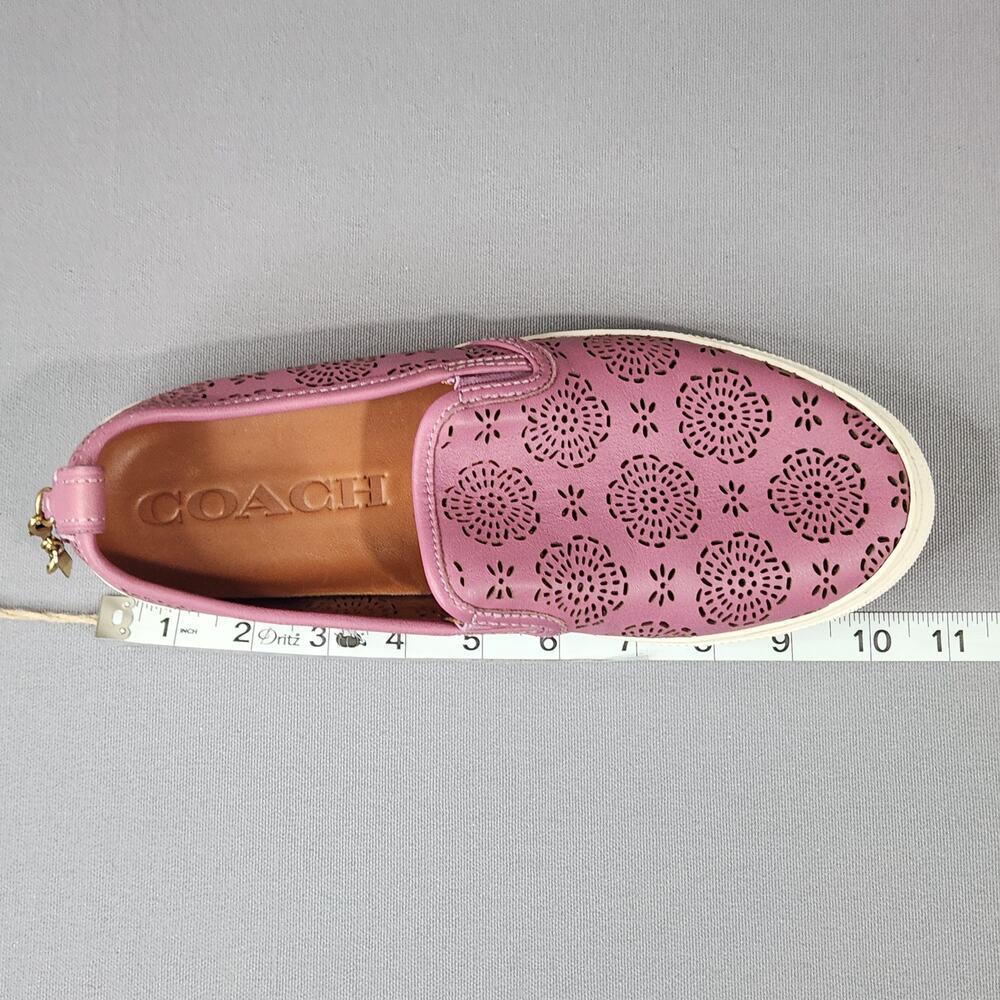 Coach slip on sneakers 11 inches long = size 10 no tag classic beachy luxury - Picture 7 of 10